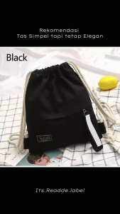 TAS SERUT WANITA -  Stringbag Korea Termurah Kanvas  Tas gendong wanita murah bisa cod Tas kerja seharihari bisa cod