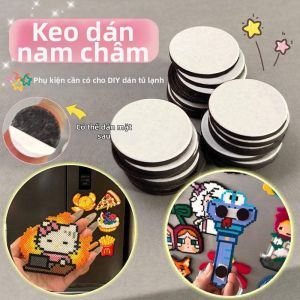 Nhãn Dán Từ DIY Keo Mạnh Dạng Tròn