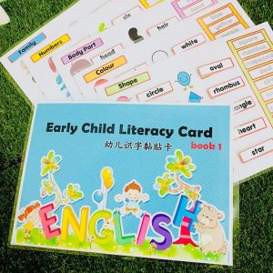 English Busy Book : Thematic Literacy |Inggeris英文 | Preschool Quiet Book | Early Learning Sticker Book