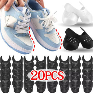 20Pcs Anti-wrinkle Sneaker Shield Fold Shoes Support Toe Cap Sport Ball Shoes Head Protection Shield Insoles Insert Pads Crease Protector