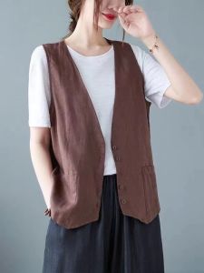 SUOSHE | European Style Plus Size Summer Slim Fit V-neck Loose Casual Tank Top