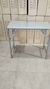 โต๊ะพับ เมทัลชีท ยาว 80 กว้าง 40 ซม. สูง 75 ซม. ใช้งาน เอนกประสงค์ กิจกรรมกลางแจ้ง โต๊ะเล็ก