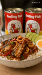Smiling Fish Fried Sardines in Chilli Sauce 155g | Canned Sardines (Pack of 3)
