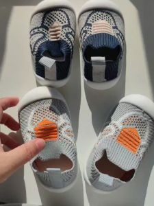 Mumystation Mesh Sneakers Kids Candy Colors Knit Slippers Shoes Baby Shoes Casual Breathable Anti-slip Soft Bottom