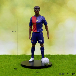 Bandai | 2026 New Football Star Ronaldo Messi Mbappe Model Dolls Cartoon Cute Action Figure Car Accessories Football Fans Gifts