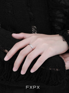 Fxpx Sterling Silver Non-Fading Starry Ring Female Minority Simple Simple Bracelet Accessible Luxury Fancy Opening Adjustable