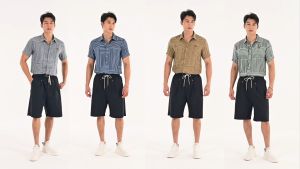 UNIFIT Collection Striped Cotton Polo Shirt for Men - Summer Casual Wear UFS-104