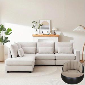 Flocking PVC Inflatable Sofa Lazy Inflatable Couch Comfort Curved Backrest Air Chair Portable Foldable Sofa With Foot Pump For Indoor Living Room Balcony