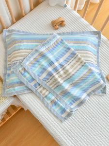 Bamboo Fiber Pillowcase Baby Summer Ice Silk Absorbent Cool Children Adults Large Pillow Cover Towel Pair Set Bedding Accessories