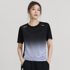 Womens Sport T-Shirt Ice Silk Quick Dry Breathable Short Sleeve Loose Fit Yoga Fitness Running Clothing Large Size