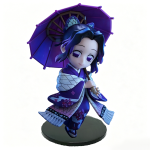 Bandai | Official Demon Slayer Anime Figure High-Quality Character Model Plum Rain Series Collectible Statue PVC Gift for Fans