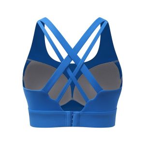 Adjustable Fixed Cup Sports Bra with Cross Back Design for Yoga and Fitness Large Size Underwear with Breathable Material and Sweat Absorption