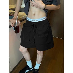 Quần Short Công Sở Nam Mùa Hè Mỏng Nhanh Khô Có Túi Quần Ống Đứng Có Dây Rút Cạp Vừa Quần Áo Công Sở Mùa Hè Cho Thanh Thiếu Niên