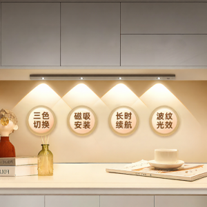 Bull | Bull Human Body Induction LED Strip Light TypeC Charging Magnetic Door Hall Cabinet Small Hill Lamp Band Home Decoration Lighting