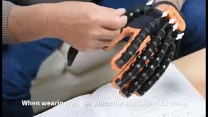 ถุงมือหุ่นยนต์การบำบัดนิ้ว USB สำหรับผู้สูงอายุ