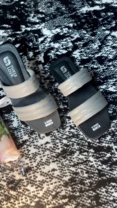 Threelook Official Marisca Sandal Wanita Platform Teplek Korea Casual Size 36 - 42 Sendal Slop Empuk Model Ban 2 Slide Lembut Fluppy Flat