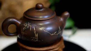 Ấm trà tử sa Đào Hồng Trúc Đoạn