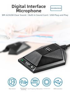 Takstar Desktop Computer Mic USB Full Range Reception Conference Online Class Chatting Notebook All-Match Microphone Stand