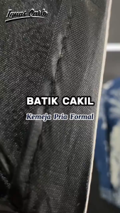 Kemeja Batik Pria Slim Fit Lengan Panjang Katun Halus Premium Full Furing Motif Cakil