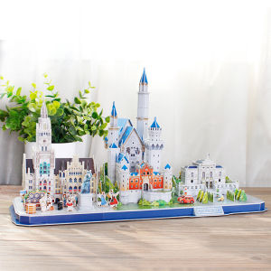 Building Model 3D Puzzles for Adults and Kids Educational Assembling Toys