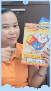 Paket 5 Buku Mewarnai Edukasi Anak dan Belajar Menulis Berhitung Membaca