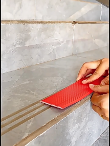 Anti Slip Strip for Stairs 1M PVC Rubber Stair Nosing Self-Adhesive Nosing Stair Anti-Slip Adhesive Strip Stair Edge Protector