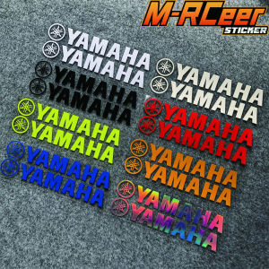For YAMAHA NMAX V2 V1 XMAX 300 Aerox 155 Motorcycle Sticker Yamaha Logo Emblem Decal Decor Visor Body Fuel Tank Fender Shock Absorber Motor Bike Scooter Accessories Stickers