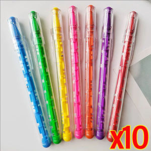 YESPERY 10Pcs Fun Puzzle Game Pen Maze Ballpoint Pen Creative Stationery Stress Relief Writing Tool Unique Gift for Children Students