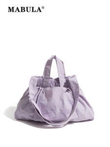 MABULA | Compact Foldable Canvas Bag Purple Singapore
