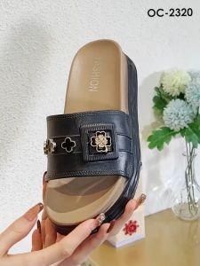 OCTAVIA Sandal Slide Slip On Wedges Wanita #OC-2320 (FREE BOX)