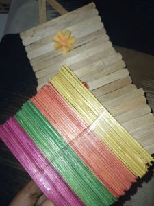 Gantungan tempat pensil dari stik es krim/ Gantungan tempat makeup/kerajinan tangan dari stik es krim/ prakarya/souvernir/ hadiah unik/ kado