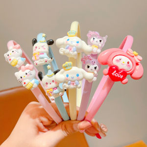 Childrens Anti-slip Comfortable Princess Hairband Girls Fringe Styling Hair Clip Soft Band Does Not Tighten Head Basic Pack