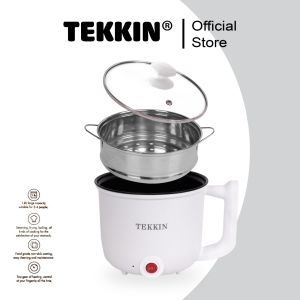 Nồi Lẩu Điện Mini Đa Năng 2 Tầng TEKKIN TI-28A 1.8L Chống Dính Lẩu Chiên Xào