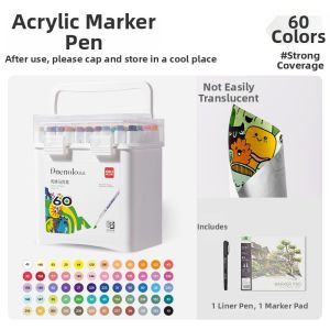 deli | High Coverage Non-Bleed Overpaintable Marker 24 Colors