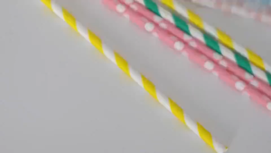 Sedotan Kertas Warna Warni Polos Steril Food Grade Sekali Pakai BIODEGRADABLE Party Paper Straw Pipet Minuman Motif -REX-MART (BAYAR DITEMPAT/COD)