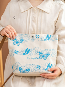 MAODETIANKONGZHICHENG | Collaboration Single Shoulder Crossbody Canvas Bag