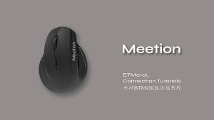 Bluetooth Wireless BTM010 Left-Handed Ergonomic Design Vertical Mouse 2400DPI Adjustable Rechargeable Optical Office Mice For PC