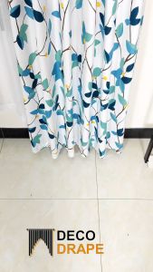 Gorden Murah Mewah Motif Daun Model Smokring