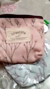 Pembelian 5 Dompet Koin Resleting Kanvas & Dapatkan 1 Dompet Serbaguna Motif Bunga Gratis