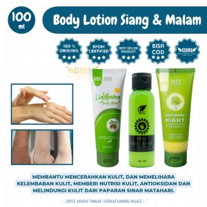 Lotion Pencitraan Malam SR12: Mencerahkan & Melembabkan Kulit Tubuh