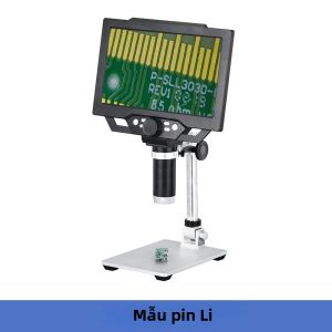 Kính Hiển Vi Kỹ Thuật Số G1600 9 Inch 12MP Ba Thị Kính Độ Phóng Đại Liên Tục 1-1600X Cầm Tay Hình Ảnh HD