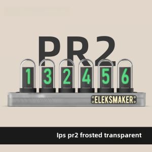 RGB Proposed Nixie Tube Clock Led Desktop Creativity Retro Eleksmaker IPs Clock Decoration Birthday Gift