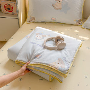 Kiss Dear | Bộ Chăn Hơi Mát Mùa Hè Cho Trẻ Em Bằng Cotton Đậu Nành
