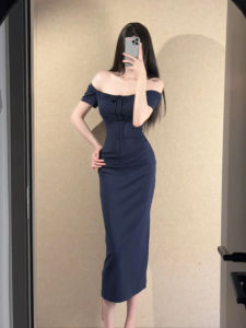 CHANGTONG | Sultry One Shoulder Slim Fit Bodycon Dress
