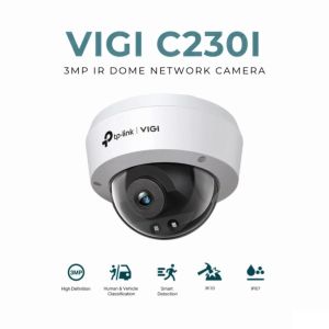 TP-Link Official | VIGI C230I | 3MP IR Dome Home Security Network CCTV Camera Connect to Cellphone