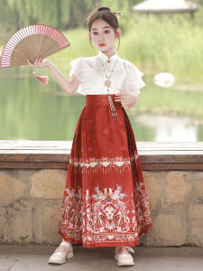 Bộ Đồ Hanfu Phong Cách Trung Hoa Cổ Điển Cho Bé Gái 2025 Bộ Đồ Công Chúa Mới Cao Cấp Vải Voan Mùa Hè Thường Ngày