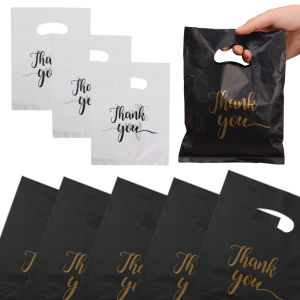 【On Sale】100Pcs แพคเกจของขวัญ "ขอบคุณ" กระดาษเขียนจดหมายถุงช๊อปปิ้งกระเป๋าถือ