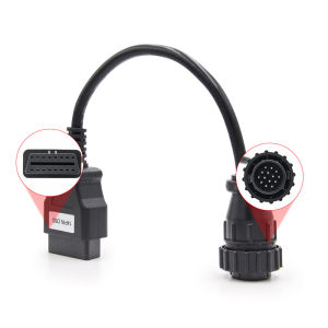For Benz 14pin To 16Pin OBD 2 Extension Cable Connector OBD To OBD2 Cable Adapter Car Truck OBDII Diagnostic Auto Tool 14 Pin