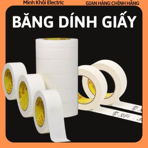Băng keo giấybăng dính giấybăng keo xốpbăng keo thể thaobăng keo quấn cơbăng dính giấy định vị vạch sơnchặn sơn