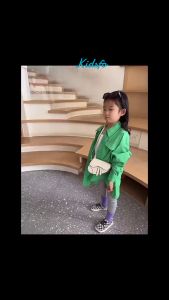 (KIDSF0-TAS1) Tas Anak Selempang Perempuan Bahu Gaya Korea Kulit Diore Polos